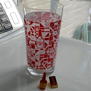 Maker’s Mark 3 piece Gift Set Drinking Glass 2 pins Bourbon Kentucky